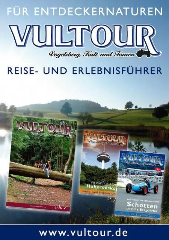 Für Entdeckernaturen: Der Vogelsberg in Wort und Bild - zu bestellen im Buchhandel oder über www.vultour.de