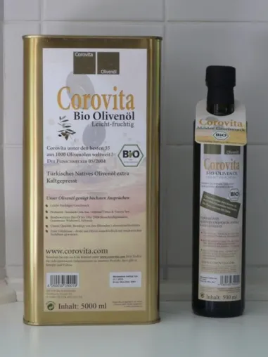Corovita Bio-Olivenöl erreicht Top-Kategorie beim Olivenölpreis auf der Biofach 2009 Bild: Corovita Bio-Olivenöl erreicht Top-Kategorie beim Olivenölpreis auf der Biofach 2009