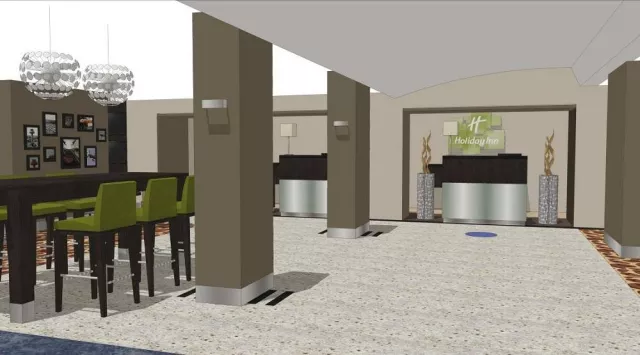 Bild: Andreas Neudahm konzeptioniert Lobby des Holiday Inn Hannover Airport und Bar des Holiday Inn Heidelberg