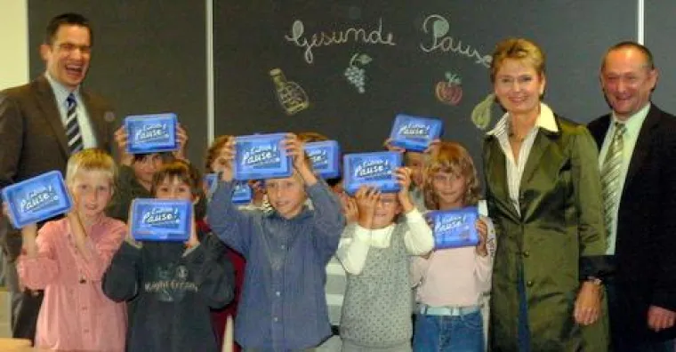 Start für die Initiative „Gesunde Pause“ an 200 Grundschulen im Land Bild: Start für die Initiative „Gesunde Pause“ an 200 Grundschulen im Land