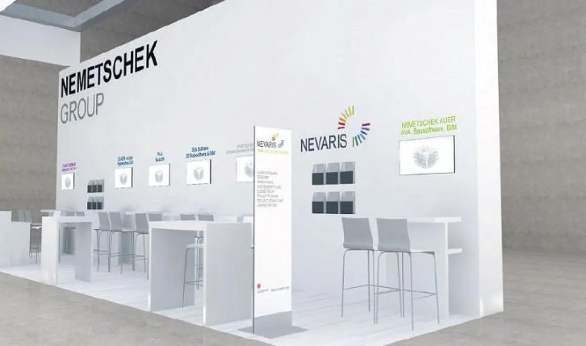 Messestand der Nemetschek Group auf der BAU 2015