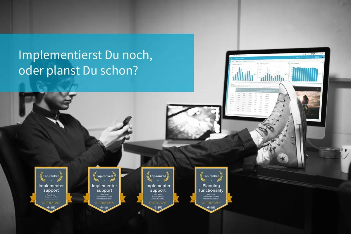 TOP – PLATZIERUNGEN FÜR DAS INTELLIGENTE CONTROLLING VON COPLANNER
