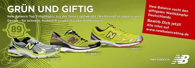 NEW BALANCE Kampagne „Grün & Giftig“ startet mit nationalem Wettbewerb Bild: NEW BALANCE Kampagne „Grün & Giftig“ startet mit nationalem Wettbewerb