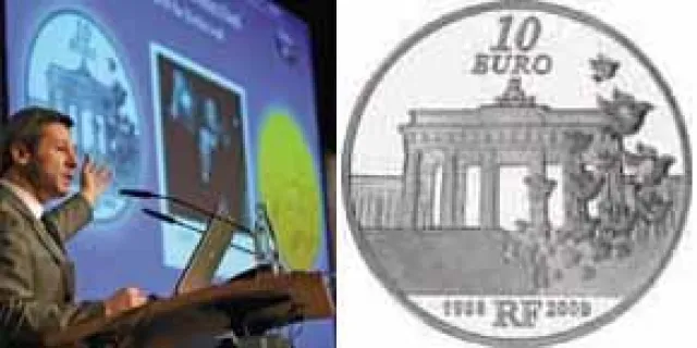 Bild: Frankreich gedenkt des Berliner Mauerfalls vor 20 Jahren