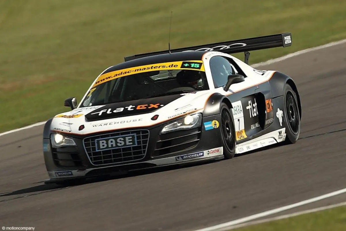 Christopher Haase im ADAC GT Masters 2011 auf dem flatex Audi R8 LMS für das Team Phoenix Racing
