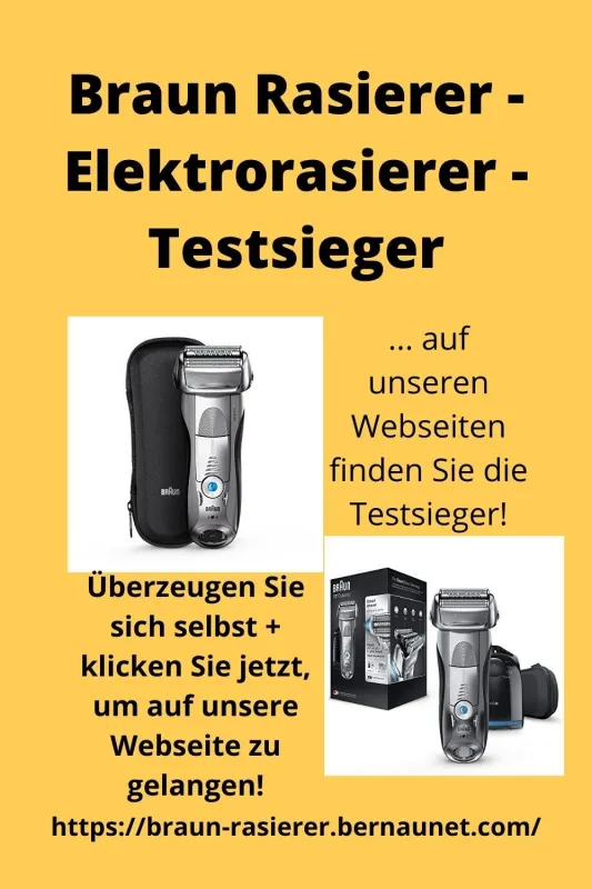 Braun Rasierer - Testsieger