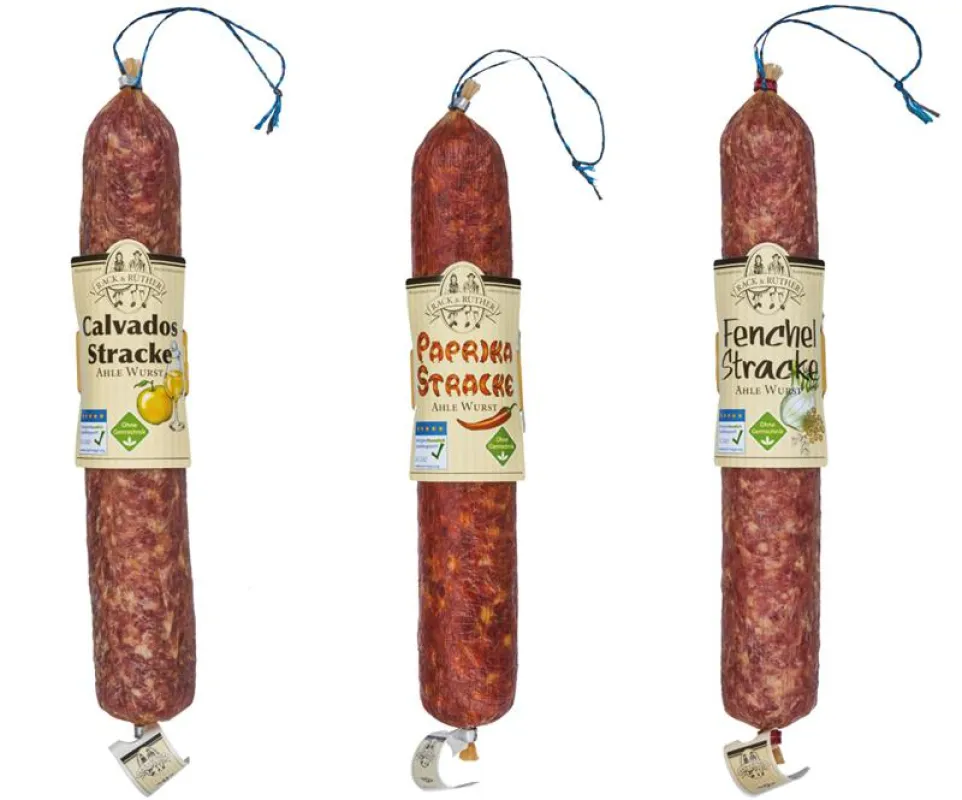 Leckere Stracken Trio: Paprika, Fenchel- und Calvados