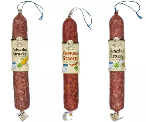 RACK & RÜTHERs Stracken Trio: Paprika, Fenchel- und Calvados Bild: RACK & RÜTHERs Stracken Trio: Paprika, Fenchel- und Calvados