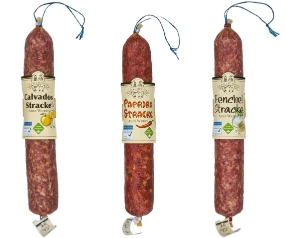 Bild: RACK & RÜTHERs Stracken Trio: Paprika, Fenchel- und Calvados