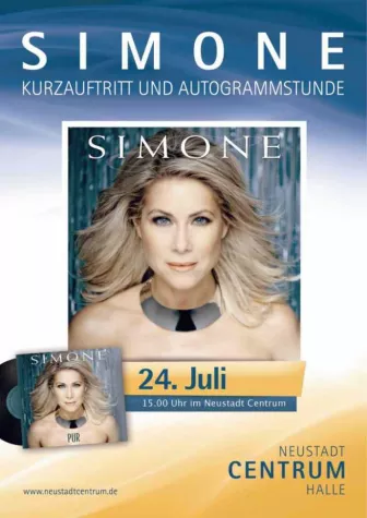 Bild: SIMONE zu Gast im Neustadt Centrum Halle