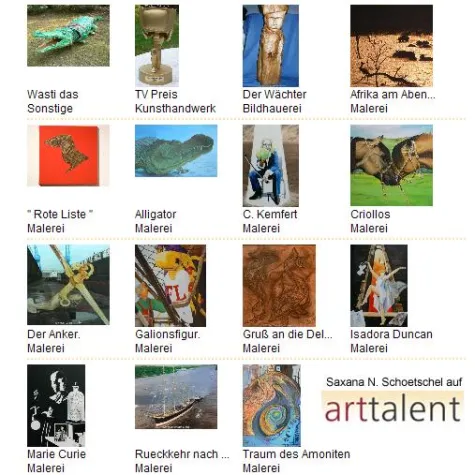 Neue Künstler-Community gestartet - Galerien und Netzwerke auf arttalent.de Bild: Neue Künstler-Community gestartet - Galerien und Netzwerke auf arttalent.de