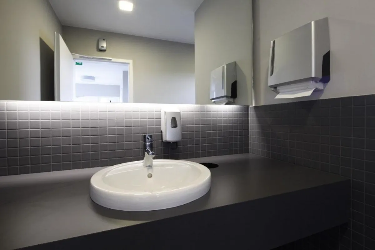 Waschraum mit City Clean Spendern