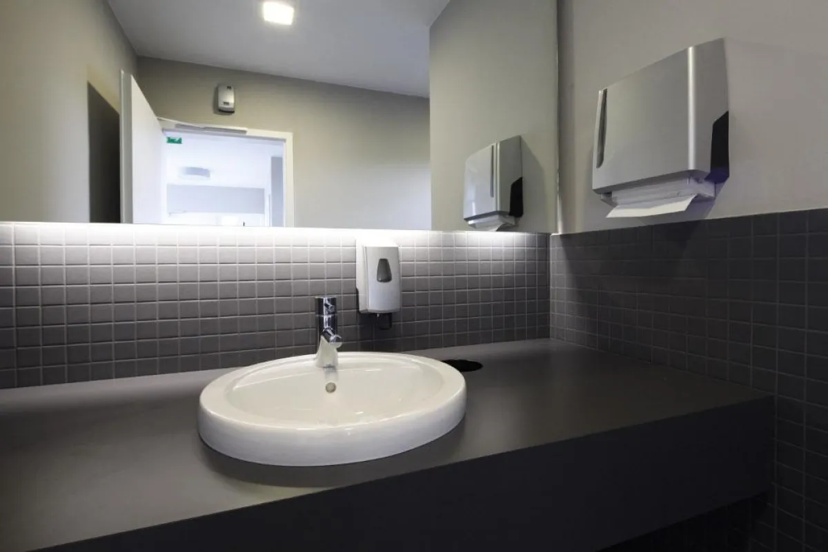 Waschraum mit City Clean Spendern
