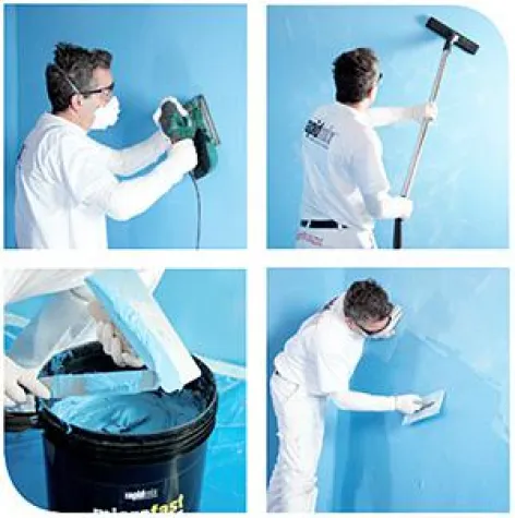 Mit Mikrozement als Heimwerker arbeiten. Schöne Renovierungen. Bild: Mit Mikrozement als Heimwerker arbeiten. Schöne Renovierungen.