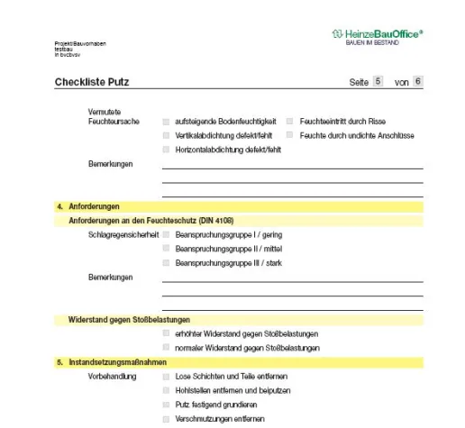 Bild: Checklisten für das Bauen im Bestand kostenlos im Internet