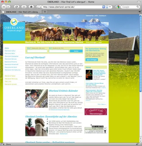 Das Oberland ist online Bild: Das Oberland ist online