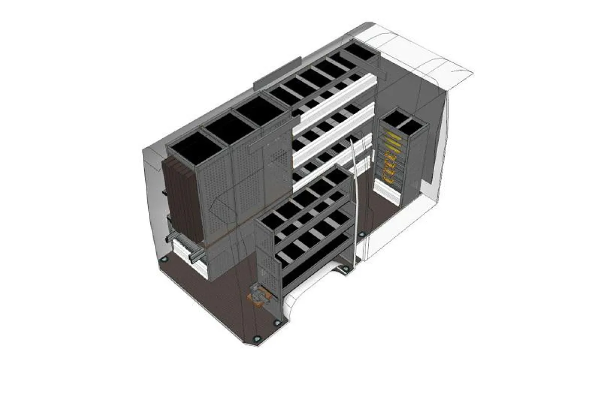 Details des StoreVan Einrichtungsvorschlags für die Berufsfeuerwehr