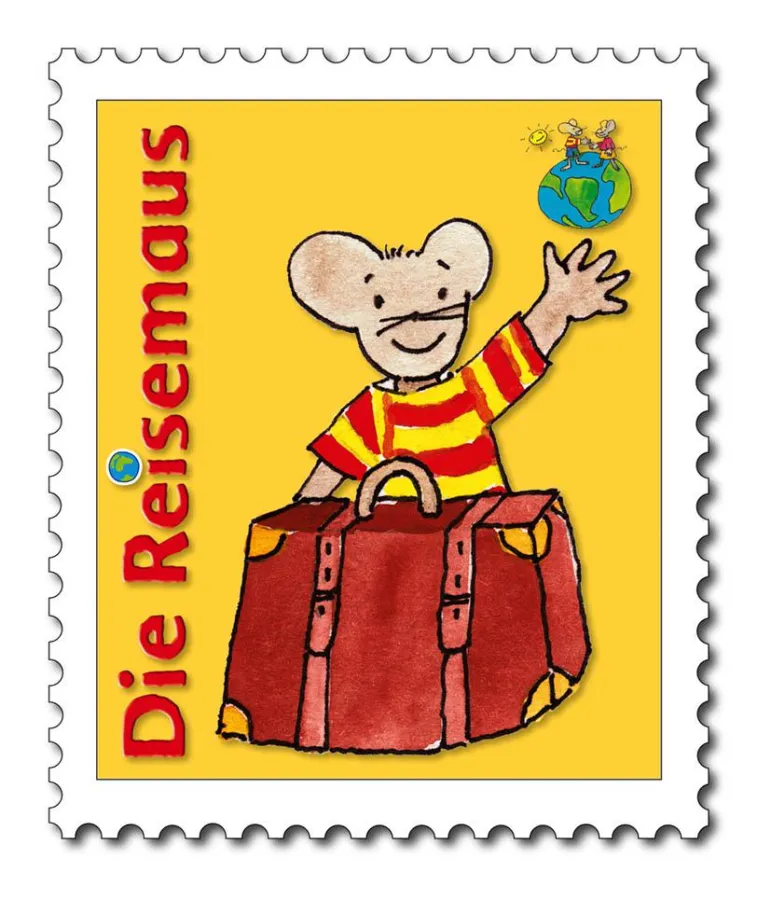 Die Reisemaus wünscht schöne Ferien © Angela Lenz