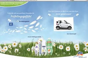 Bild: Weitclick sorgt für Frühlingsgefühle bei dm