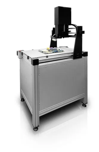 Semiautomatische optische Inspektion von Bauelementen und Baugruppen mit Full-HD-Auflösung Bild: Semiautomatische optische Inspektion von Bauelementen und Baugruppen mit Full-HD-Auflösung