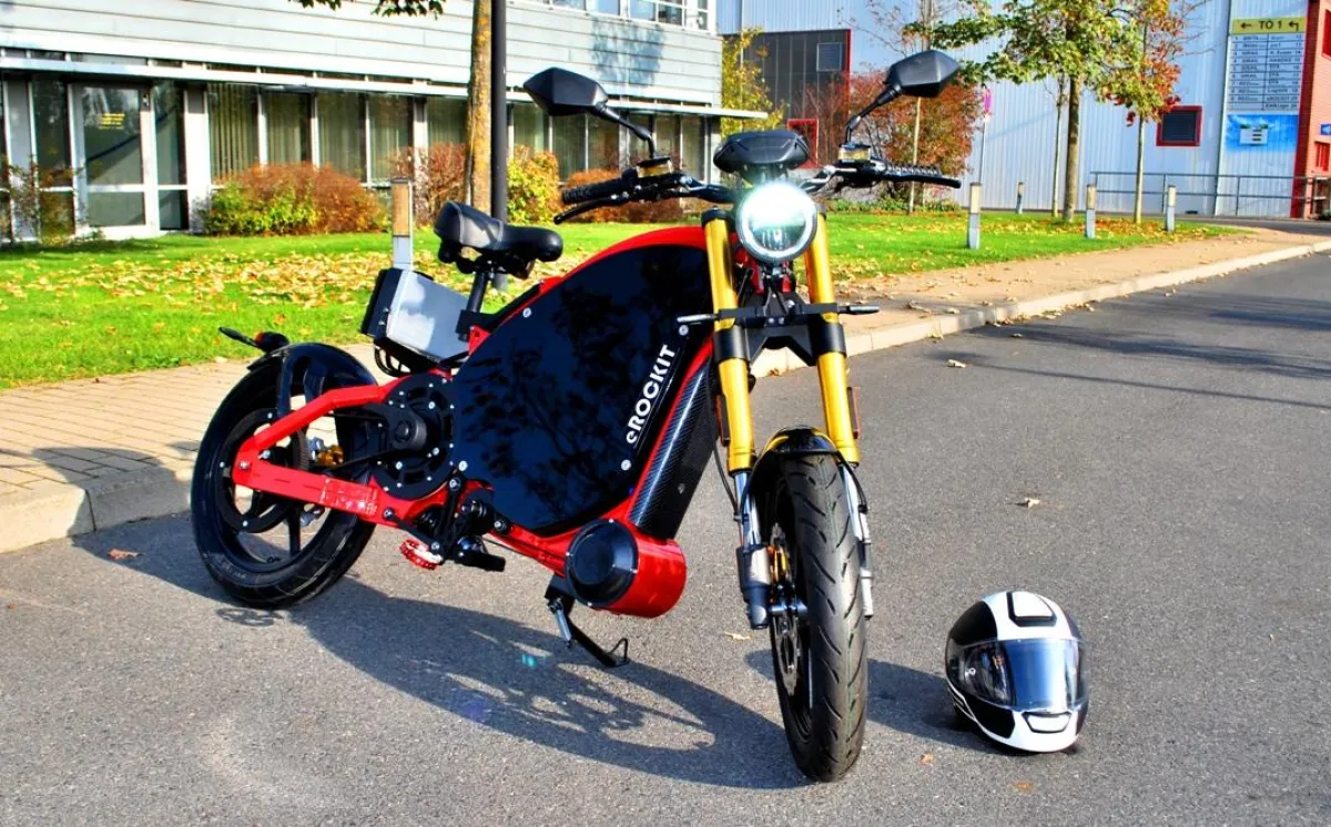 Das Elektromotorrad eROCKIT.