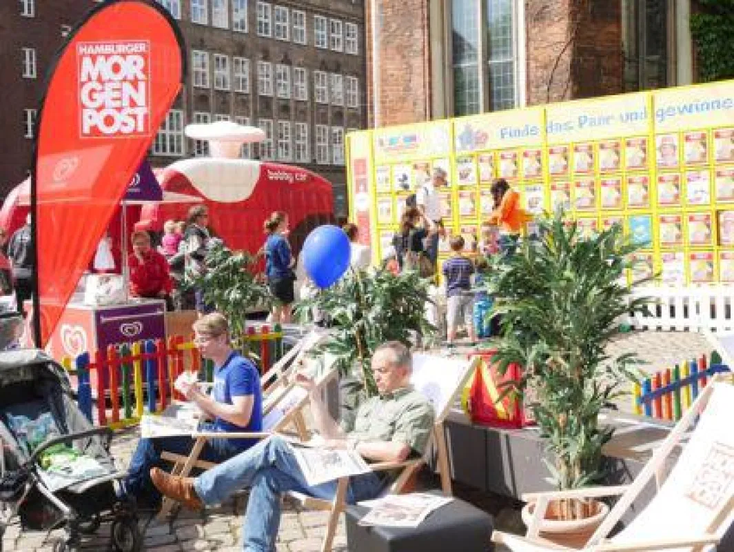 Mopo-Lounge auf dem Kindertag