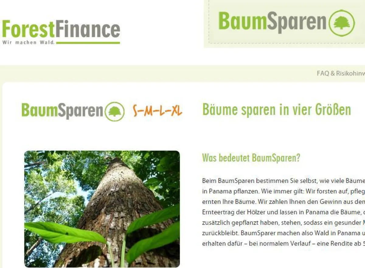 Nachhaltig und rentabel in Bäume investieren !