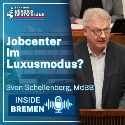 INSIDE BREMEN: 600.000 Euro für Kreativraum im Jobcenter - BÜNDNIS DEUTSCHLAND fordert vollständige Aufklärung Bild: INSIDE BREMEN: 600.000 Euro für Kreativraum im Jobcenter - BÜNDNIS DEUTSCHLAND fordert vollständige Aufklärung