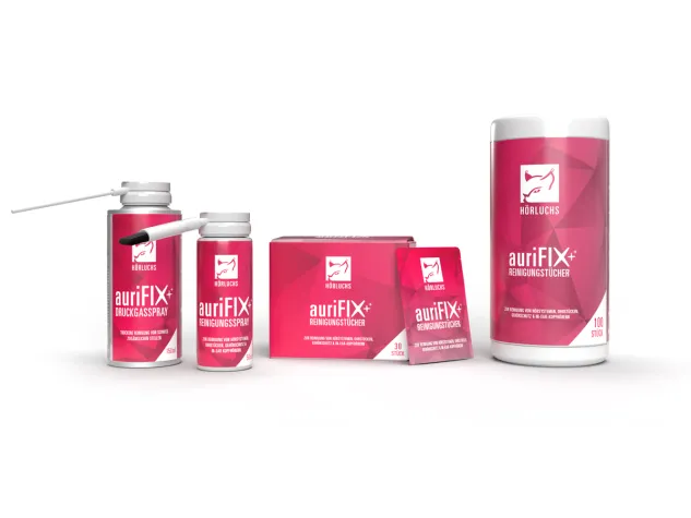 Hörluchs® erweitert seine auriFIX-Reinigungsserie Bild: Hörluchs® erweitert seine auriFIX-Reinigungsserie