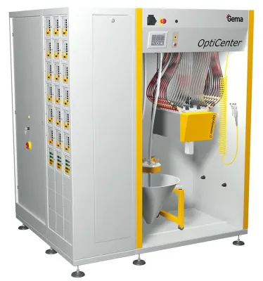 Bild: Effizientes Pulvermanagement mit OptiCenter