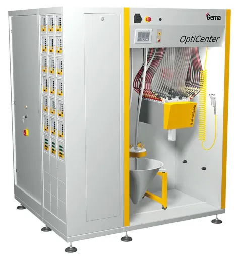 Bild: Effizientes Pulvermanagement mit OptiCenter