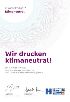 Bild: Klimaneutral gedruckt - Neuer Service der Häuser KG investiert in Windenergie
