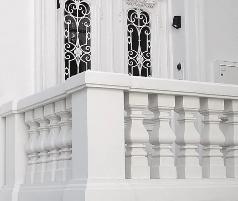 Bild: Beton Balustraden, neue Altbau-Balustraden von TRAX-MATTHIES
