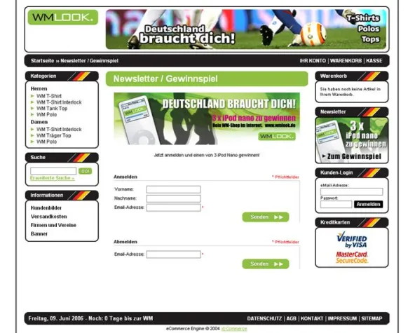 wmlook.de – mit Deutschland gewinnen Bild: wmlook.de – mit Deutschland gewinnen
