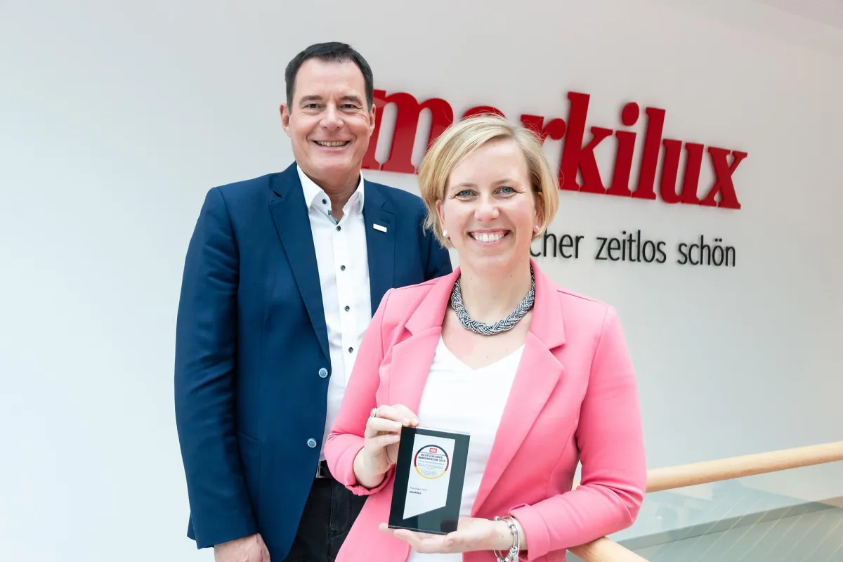 In der Kategorie „Haus & Garten“ belegte Markisenhersteller markilux bei der Umfrage Platz „Eins“.