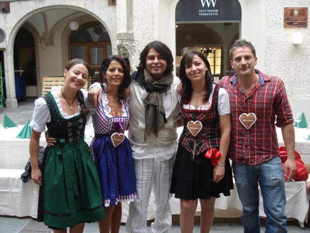 Bild: Italienische „Star-Figaros“ beim Aufsteirern in Graz