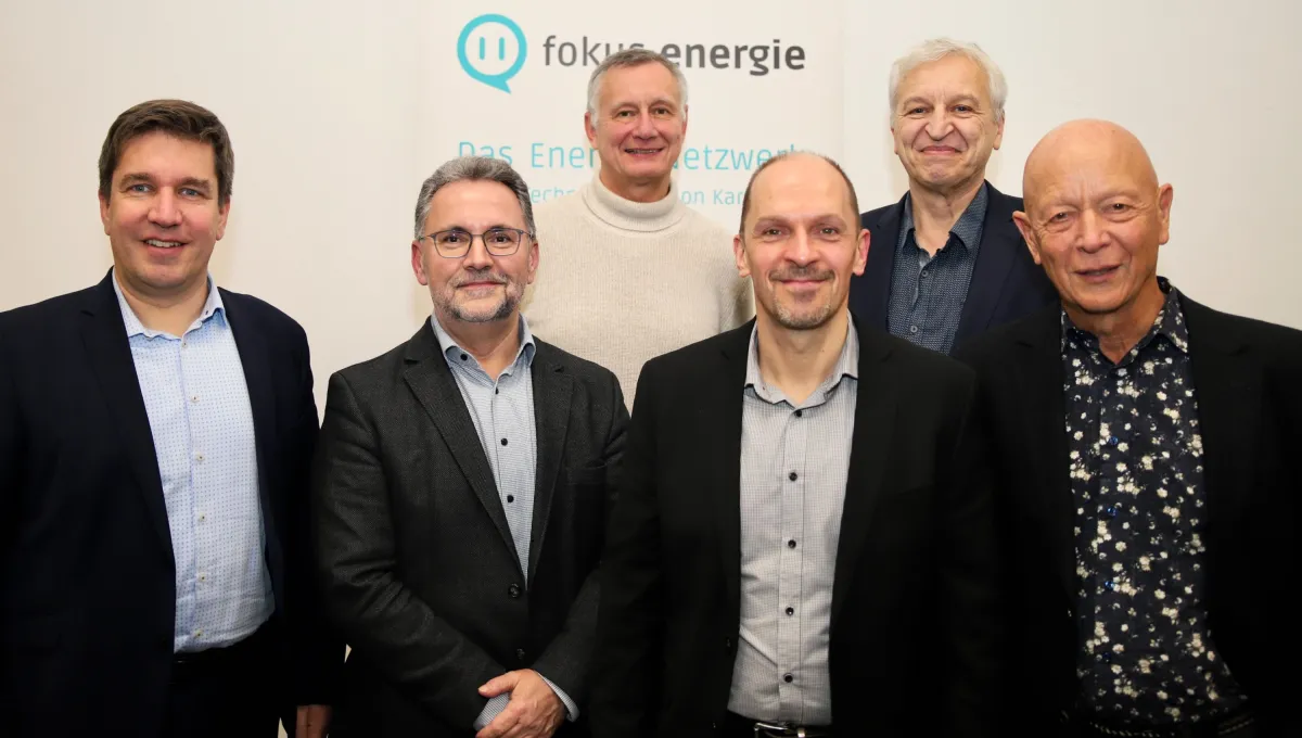 Der aktuelle Vorstand des Energienetzwerks fokus.energie e.V. mit Sitz in Karlsruhe (© fokus.energie)