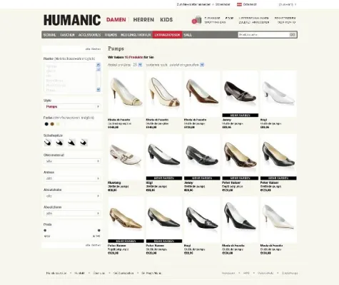 Bild: HUMANIC eShop - Perfekt gestylt mit neuen Features