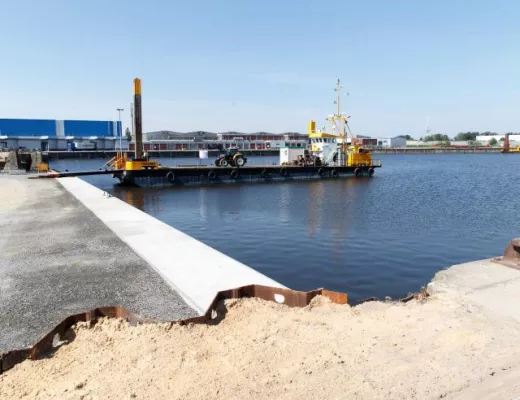 Leistungsstarker Hafen erhält neue Infrastruktur Bild: Leistungsstarker Hafen erhält neue Infrastruktur