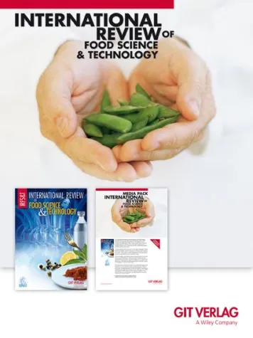 GIT VERLAG publiziert „International Review of Food Science and Technology” Bild: GIT VERLAG publiziert „International Review of Food Science and Technology”