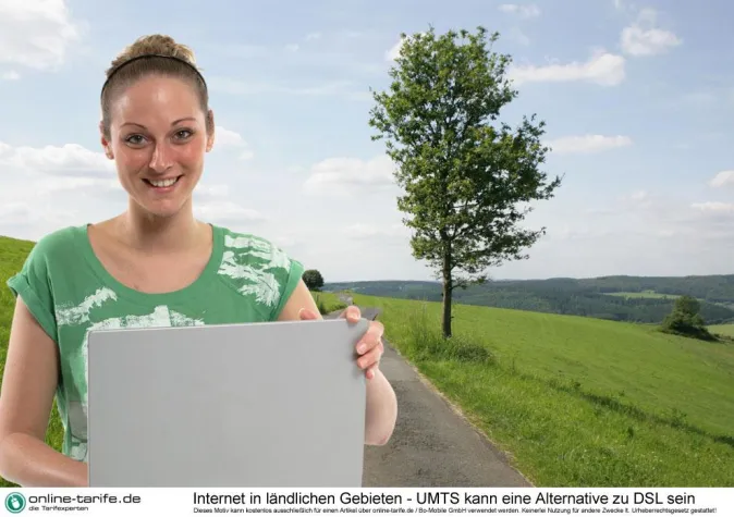 Bild: Internet in ländlichen Gebieten - UMTS als DSL-Alternative