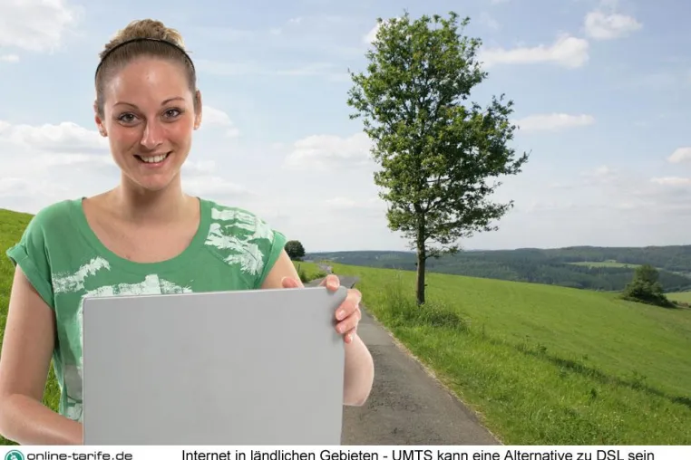 Internet in ländlichen Gebieten - UMTS als DSL-Alternative Bild: Internet in ländlichen Gebieten - UMTS als DSL-Alternative