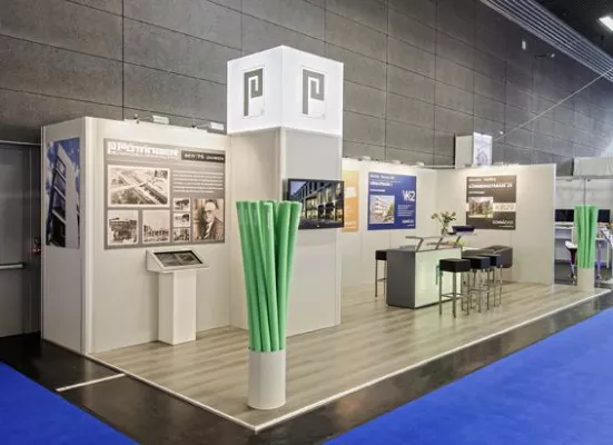Bild: ekh. Werbeagentur in München, realisiert den Messestand der Pöttinger Immobiliengruppe auf der MIM 2013