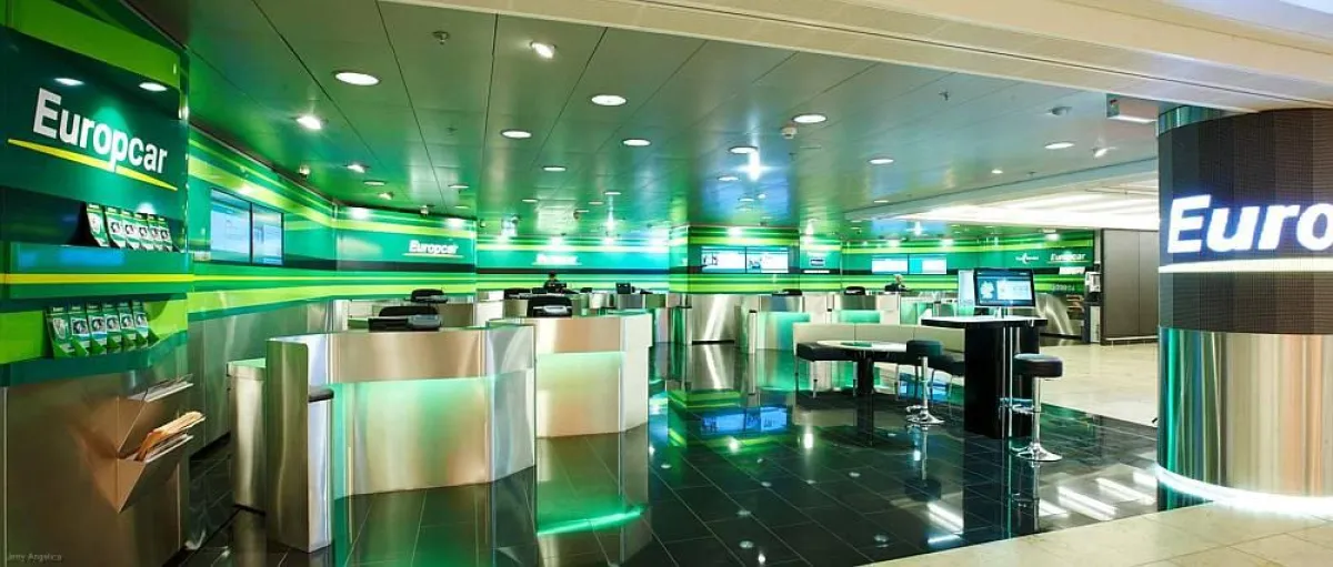 Europcar Station am Frankfurter Flughafen