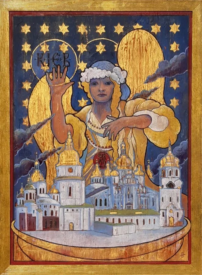 Spenden-Kunstwerk von Olaf Thiede, Potsdam: Der Engel von Kiew (© Frank Ehlert)