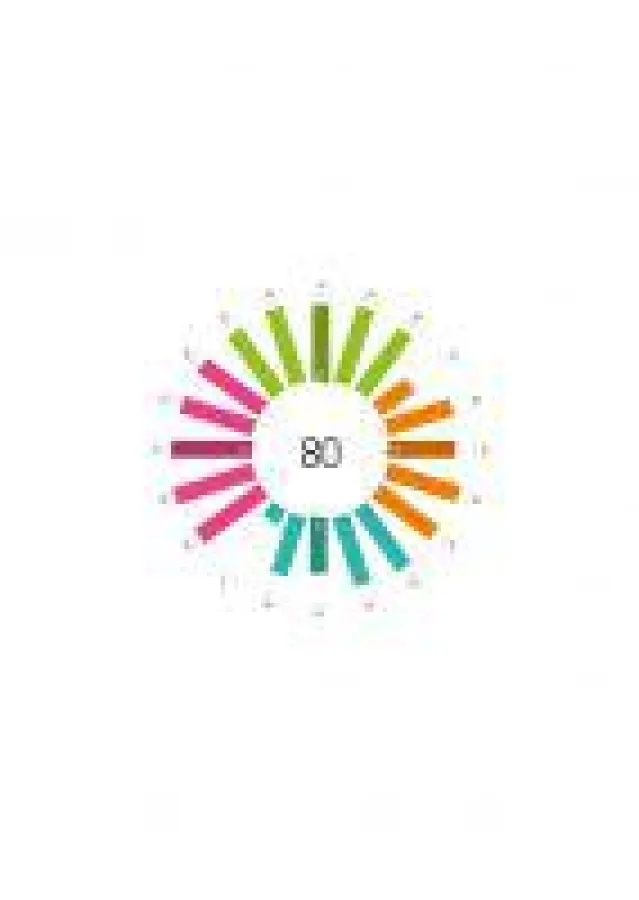 Market Performance Wheel der Pimcore GmbH im Bereich PIM mit Gesamtwert 80 und einzelnen Kategorien