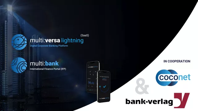 Bild: Bank-Verlag und coconet kündigen Partnerschaft an - digitale Transformation im Corporate Banking 