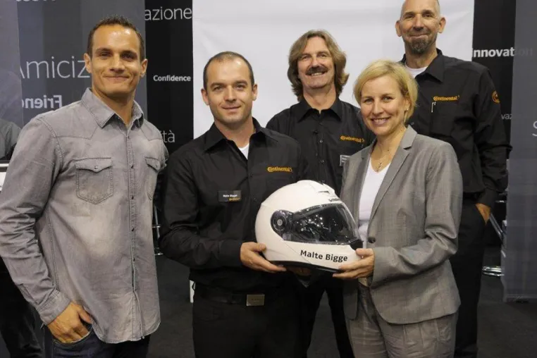 Bild: Continental Motorradreifen und Schuberth Helme vereinbaren Kooperation für Testfahrten