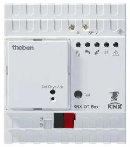Bild: Theben OpenTherm Schnittstelle für KNX verbindet OT-BUS mit KNX-BUS bei Wärmeerzeugern