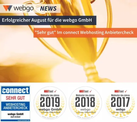 Bild: Erfolgreicher August für die webgo GmbH